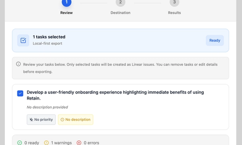Cover image for Retain App: Data Export